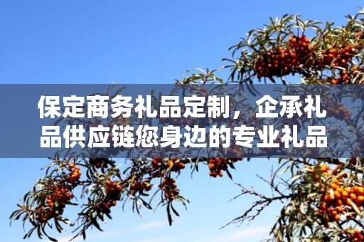 保定商务礼品定制，企承礼品供应链您身边的专业礼品定制公司